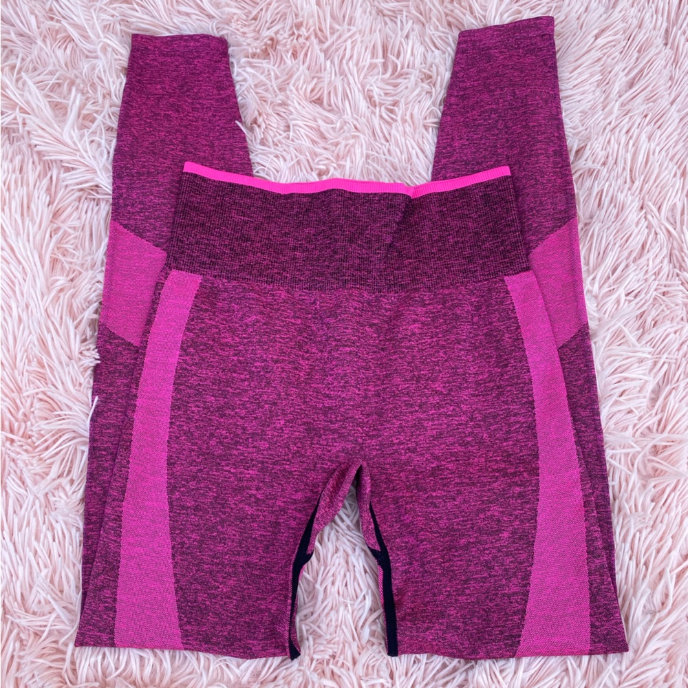 COPY - VS PINK Hot Pink Seamless Leggings